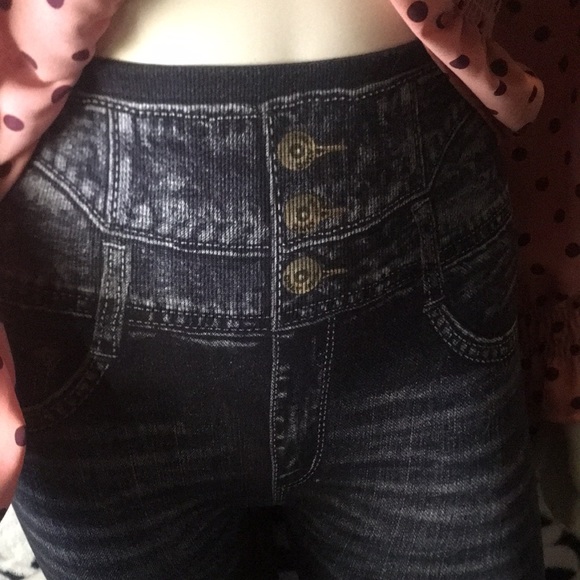 Jean leggings (One size fits all ) - Picture 2 of 3